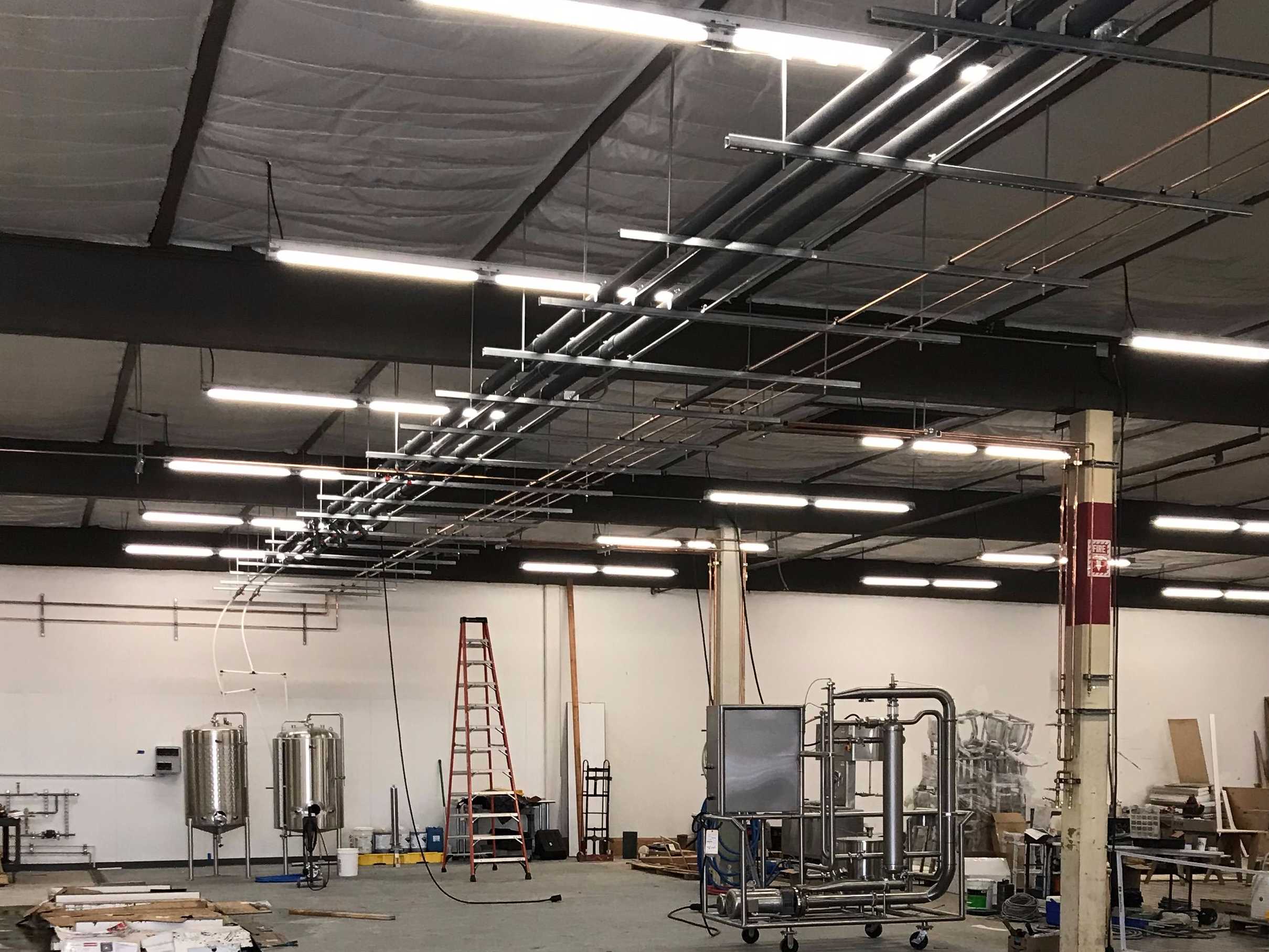 commercial Electrical contuit on ceiling