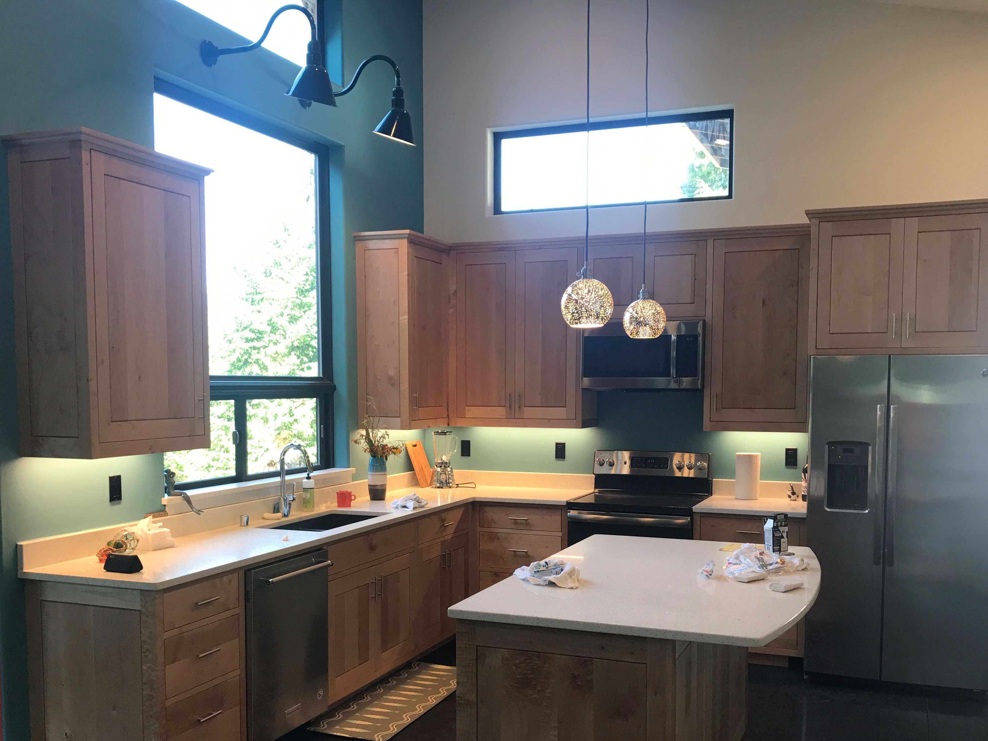 residential Electrical remodeled kitchen